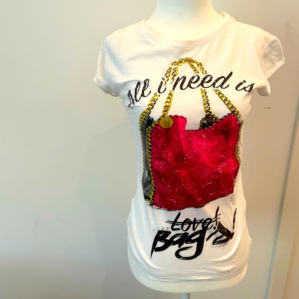 All I need is bags happiness is tee